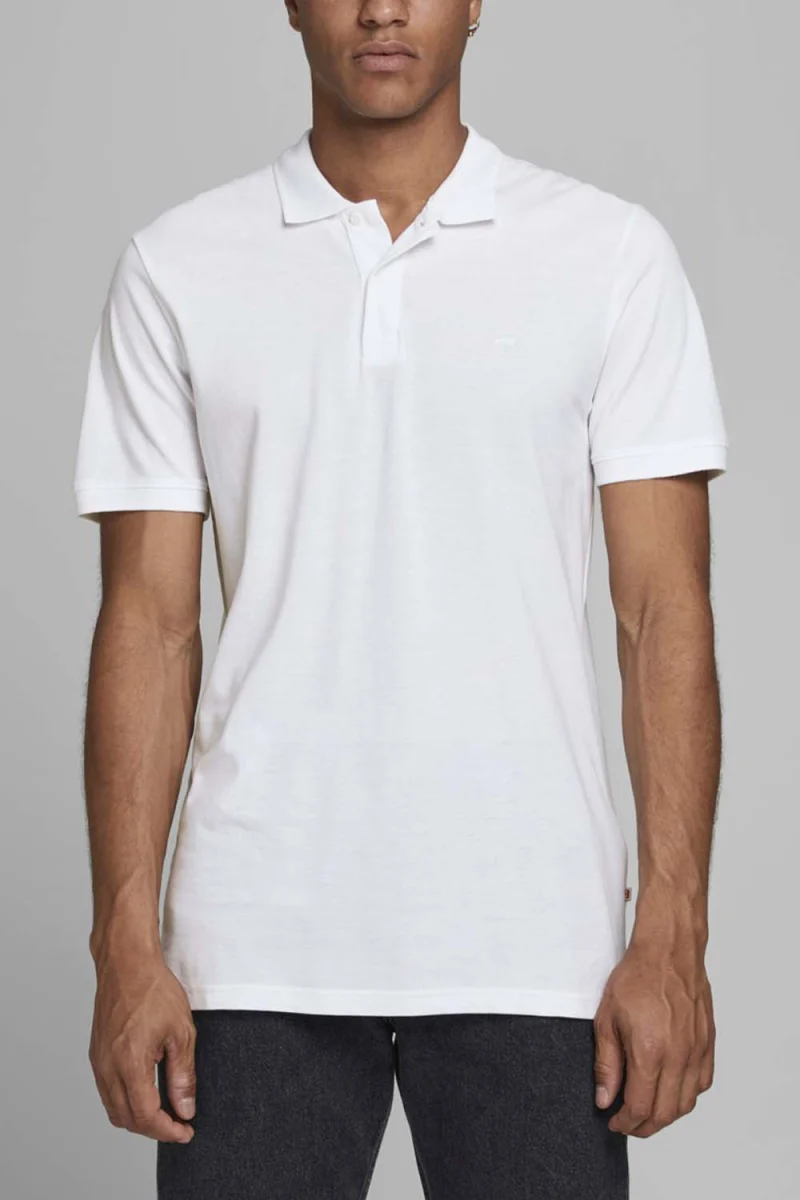 Polo Jjebasic 12136516 C-N100 white — снимка 2
