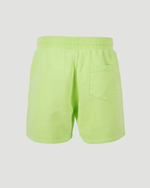 Cotton Track Shorts in Green — снимка 3