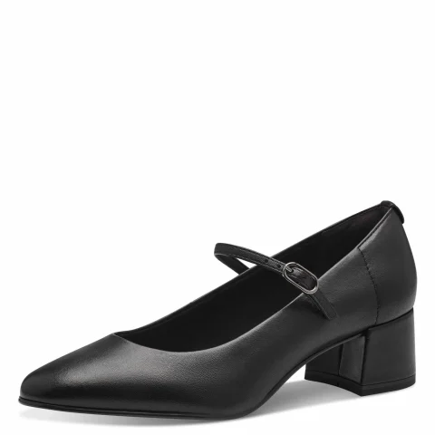 Токчета TAMARIS – 1-22311-43-003 BLACK LEATHER — снимка 3