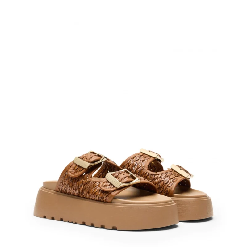 Дамски чехли с платформа Birky Suncity Casadei — снимка 6