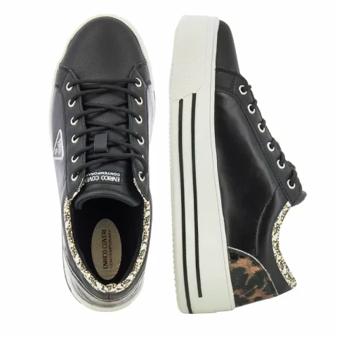 Дамски Сникърс ENRICO COVERI – ECW224225/02 -BLACK — снимка 5