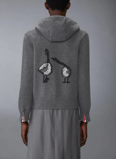 Суитшърт от фино плетиво 'Geese' Thom Browne — снимка 2