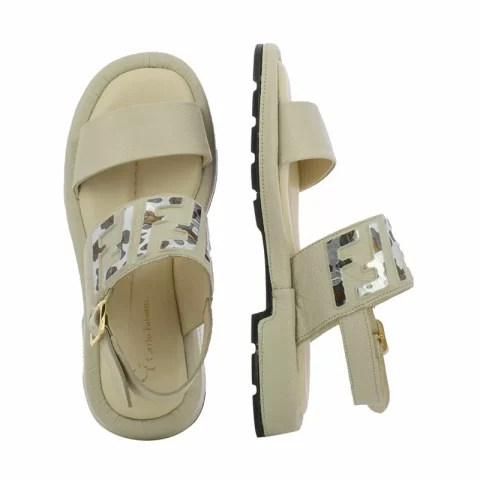 Дамски Равни Сандали CARLO FABIANI – 111-E-5044 BEIGE — снимка 5