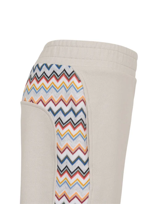 Спортен панталон с контрастни детайли Missoni Kids — снимка 3
