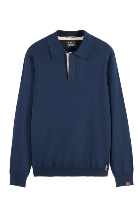 Polo Knitted Polo Long Sleeve 178810 SC0002 night