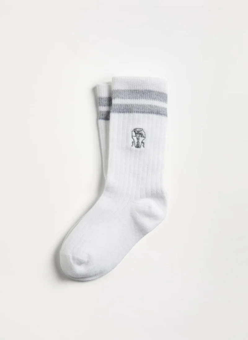 Чорапи с лого детайл Brunello Cucinelli Kids