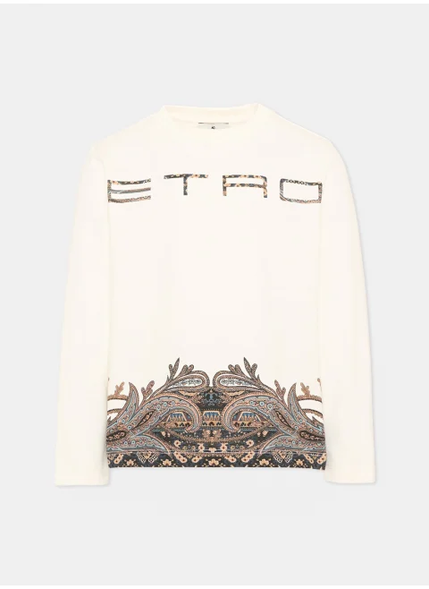 Блуза с принт Etro Kids
