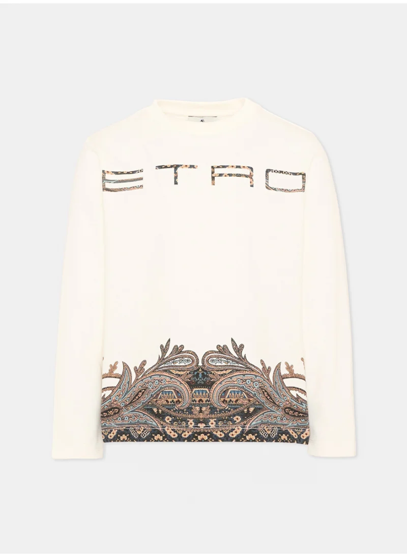 Блуза с принт Etro Kids