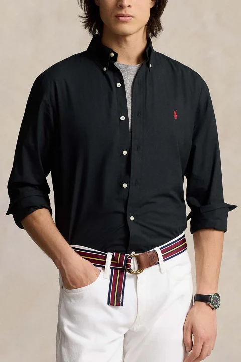 Риза Bistrch Poplin-Cubdppcs 710928255006 001 black — снимка 2