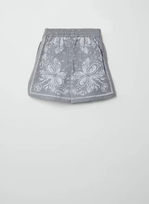 Къс панталон с принт Brunello Cucinelli Kids 8-10