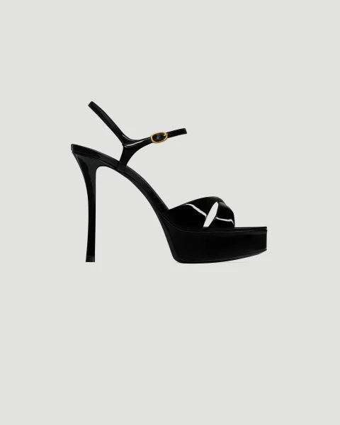 Debbie Platform Sandals in Patent Leather