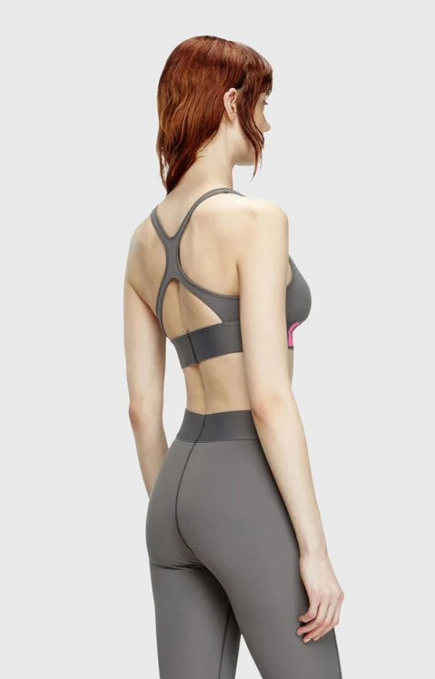 Спортен сутиен ALLISON-D-POP с лого акцент — снимка 3