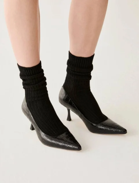 Обувки на ток 'Croc-effect' Pennyblack Pbarea — снимка 4