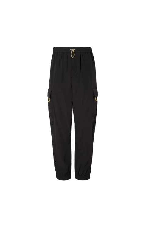 Black Nylon Pants