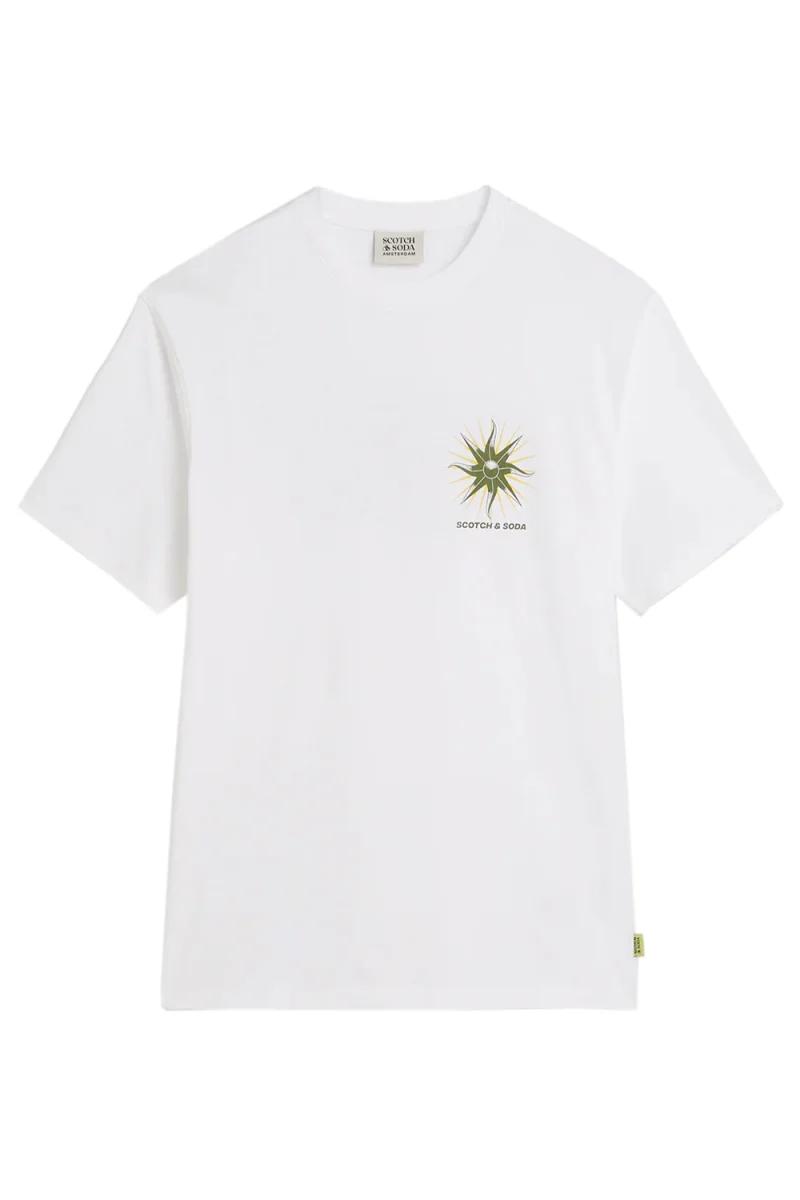 T-Shirt Front And Back Artwork Relaxedfit 182289 101 bright white