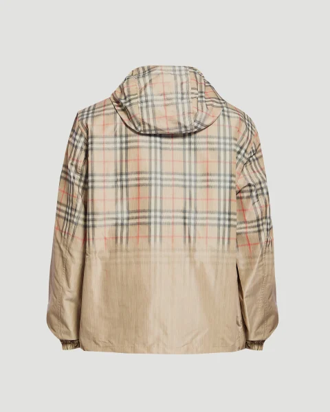 Gradient Check Hooded Jacket — снимка 2