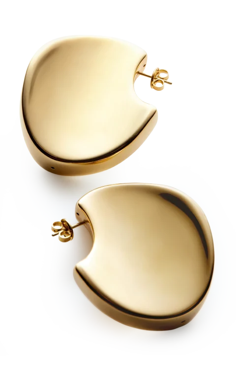 Large Disc Earrings — снимка 2