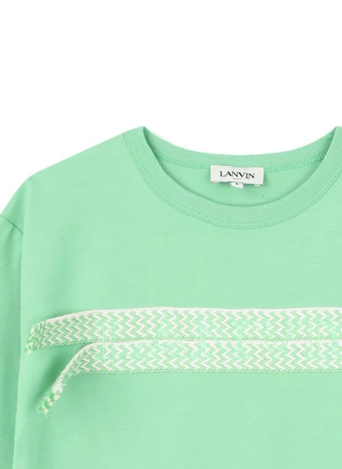 Тишърт с 3D дизайн Lanvin Kids — снимка 2