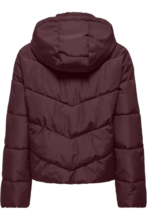 Яке Onlclair Puffer Hood 15373797 19-1619 TCX fudge — снимка 2