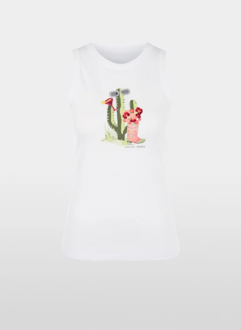 Рипсен топ с пайети Marc Cain Sports — снимка 6
