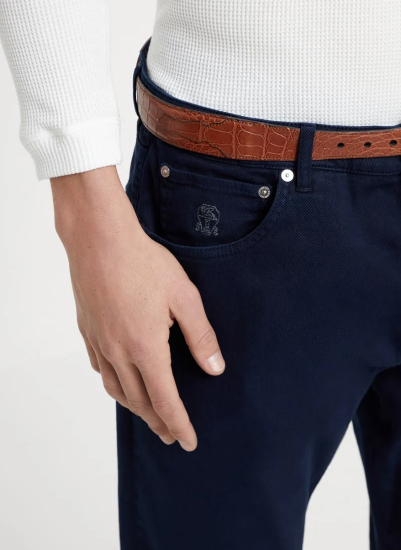Деним 'Leisure fit' Brunello Cucinelli — снимка 7