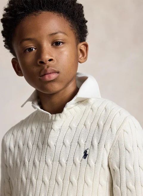 Пуловер 'Cable-Knit' Ralph Lauren Kids 6-14 — снимка 2