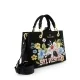 Дамска черна чанта Beth Looney Tunes Braccialini — снимка 3