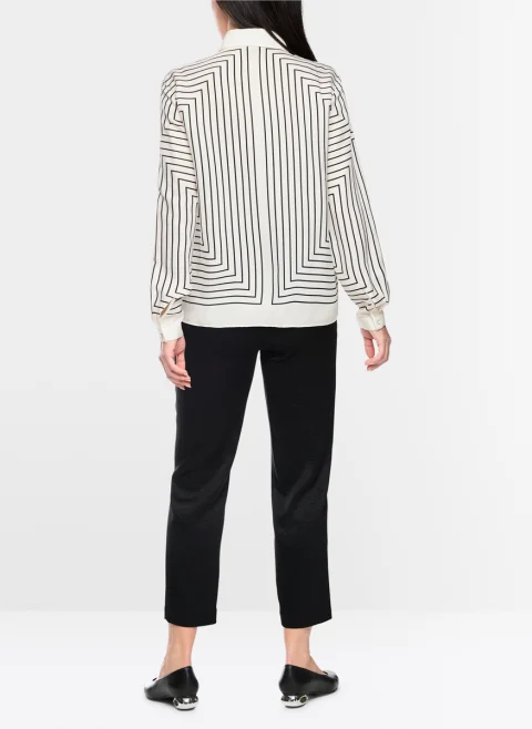 Риза с коприна Marc Cain Collections — снимка 3