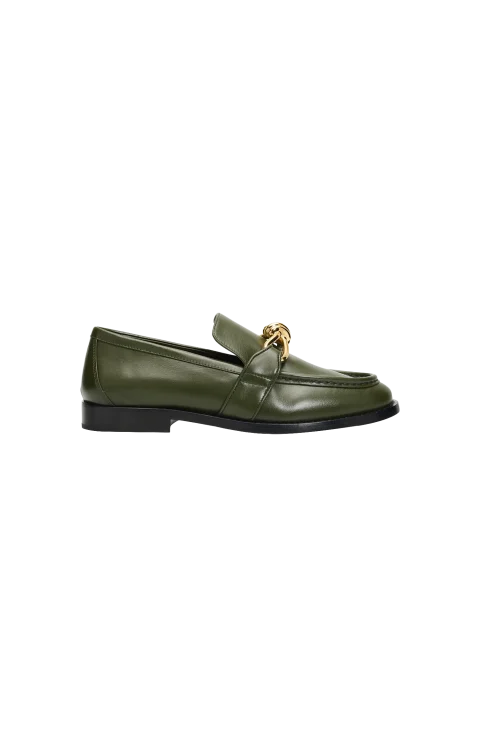 Astaire Loafer in Green Tweed