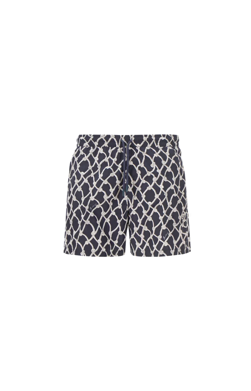 Knot Swim Shorts in Magnet