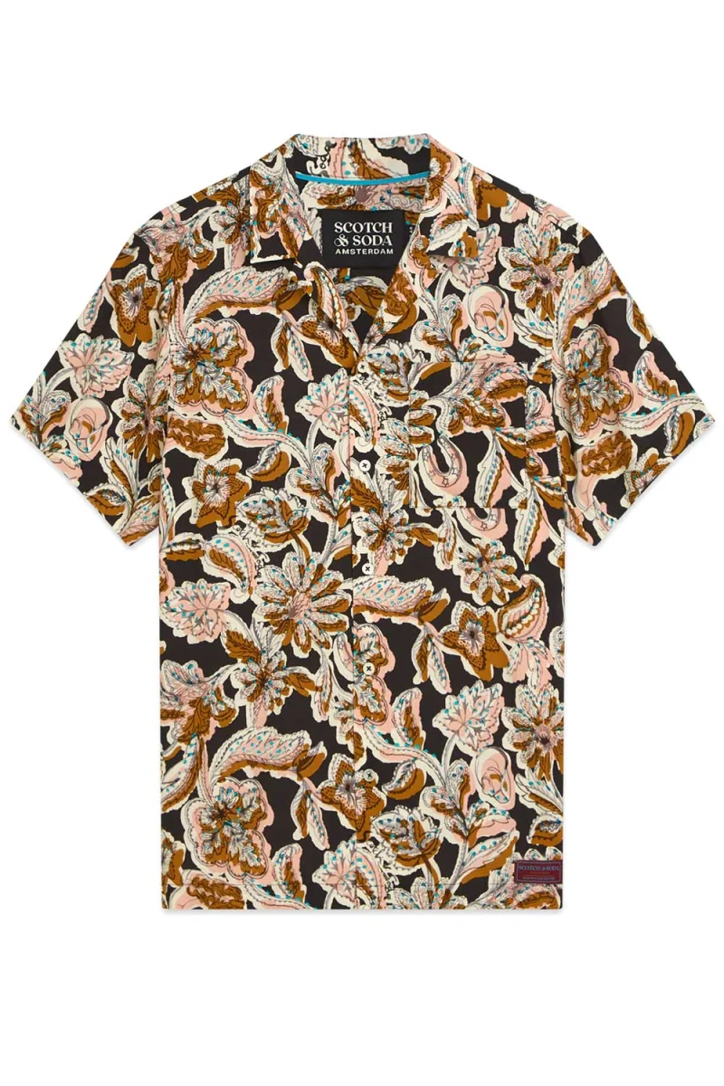Риза Printed Viscose Regular Fit 183059 210 lucky bandana multi