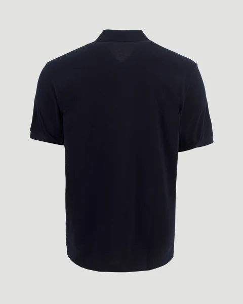 Heart Logo Polo Shirt in Navy — снимка 3
