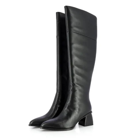 Ботуши На Ток CARLO FABIANI – 111679 BLACK LEATHER — снимка 3