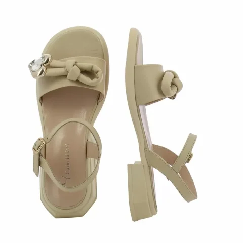 Дамски Равни Сандали CARLO FABIANI – 050-10900 BEIGE — снимка 5