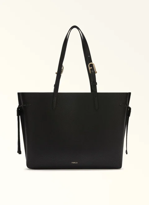 Кожена 'Tote' чанта Furla Ava Nero L