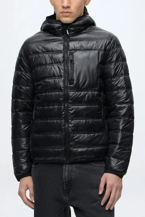 Яке Jcotrace Shiny Light Puffer 12301764 C-N10 black — снимка 2