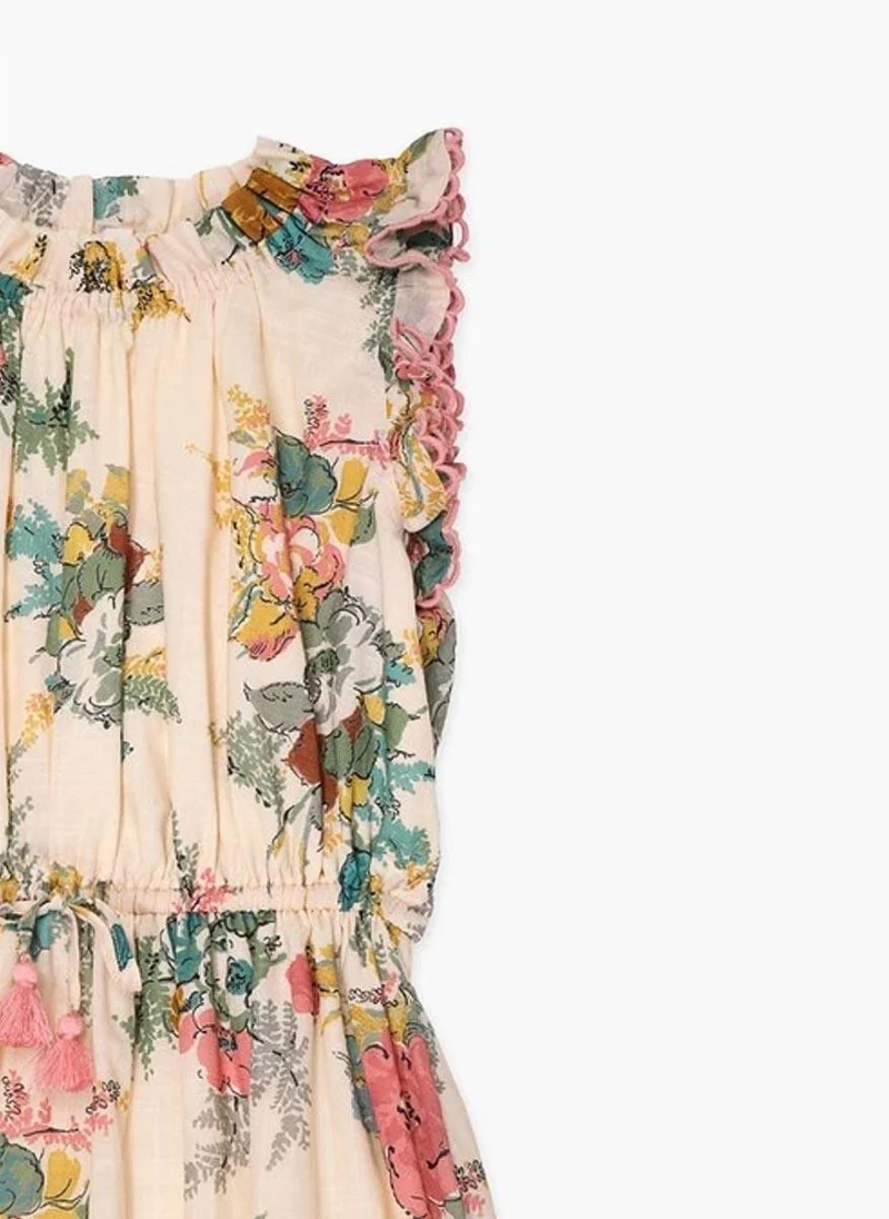 Рокля 'Honey Peony Floral' Zimmermann Kids — снимка 2