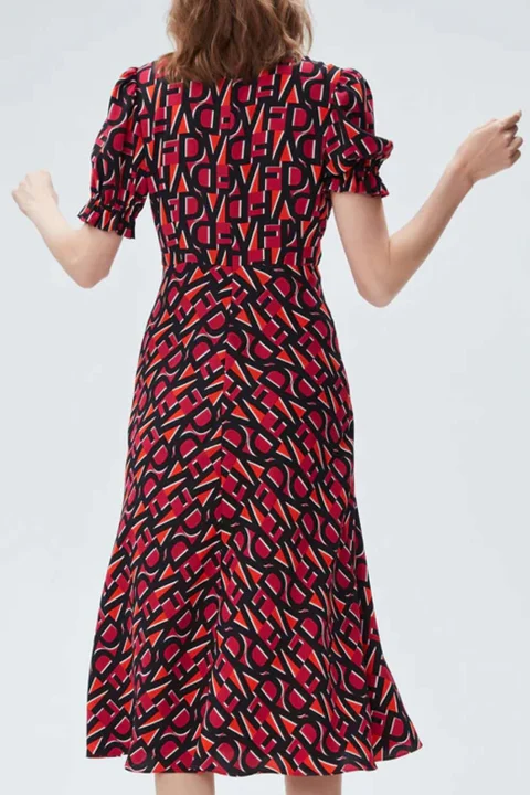 Рокля Anaba S/S DVFDS2R042DSMSB C0051 stamp med shocking beet — снимка 2