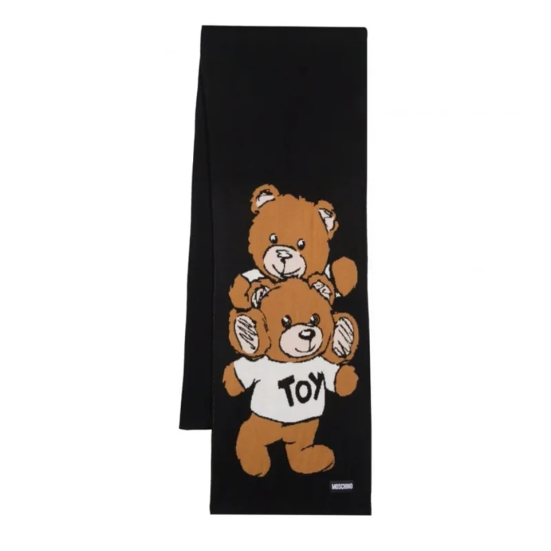 Плетен зимен шал MOSCHINO