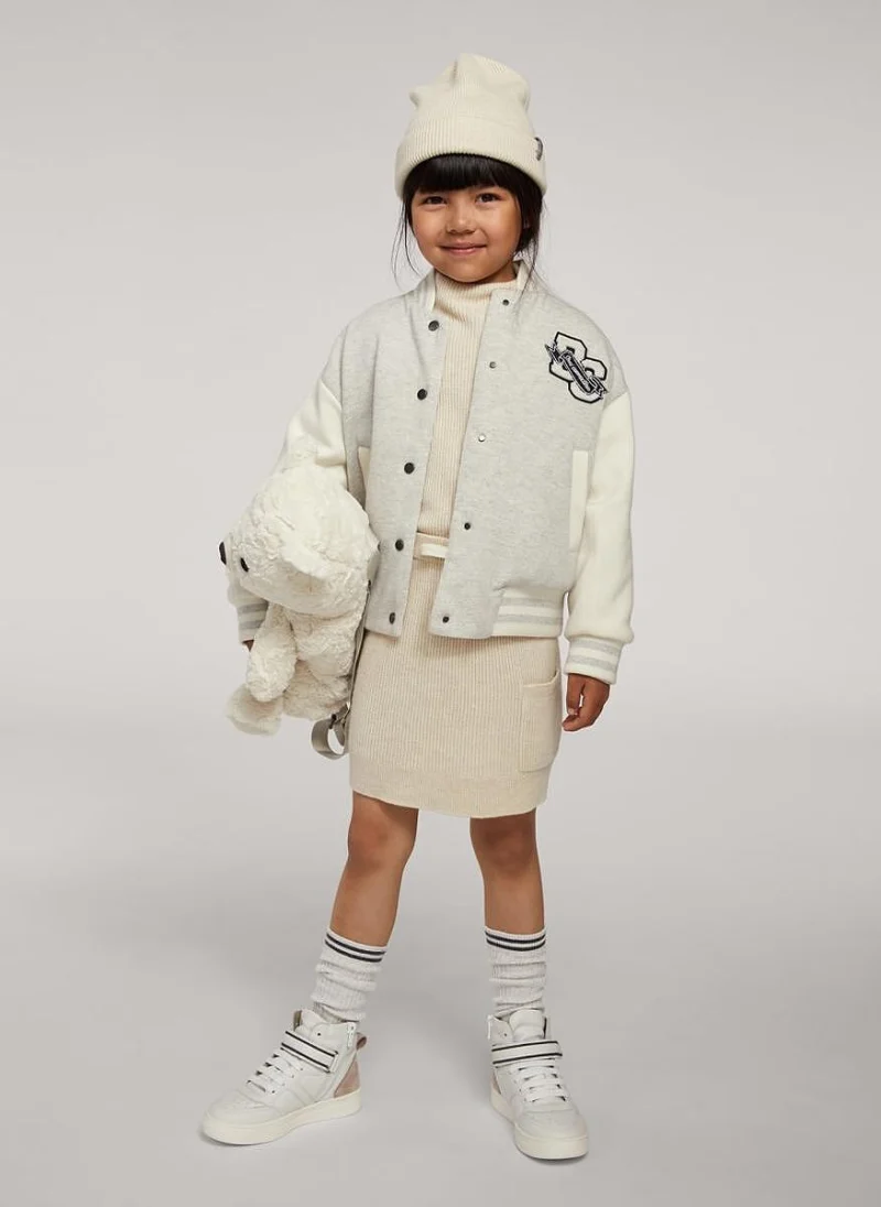 Пола от фино плетиво Brunello Cucinelli Kids 6 — снимка 3