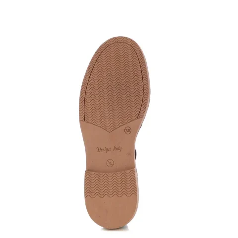Дамски Равни Сандали CARLO FABIANI – 252-40219 DARK BROWN — снимка 4