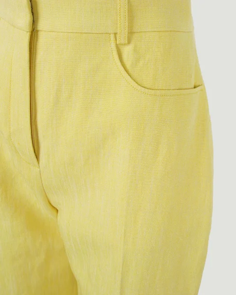 Sauge Trousers in Yellow — снимка 3