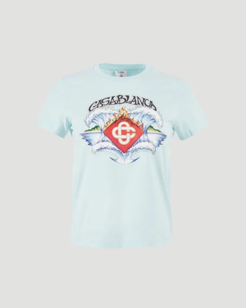 Waves Short Sleeve T‑Shirt