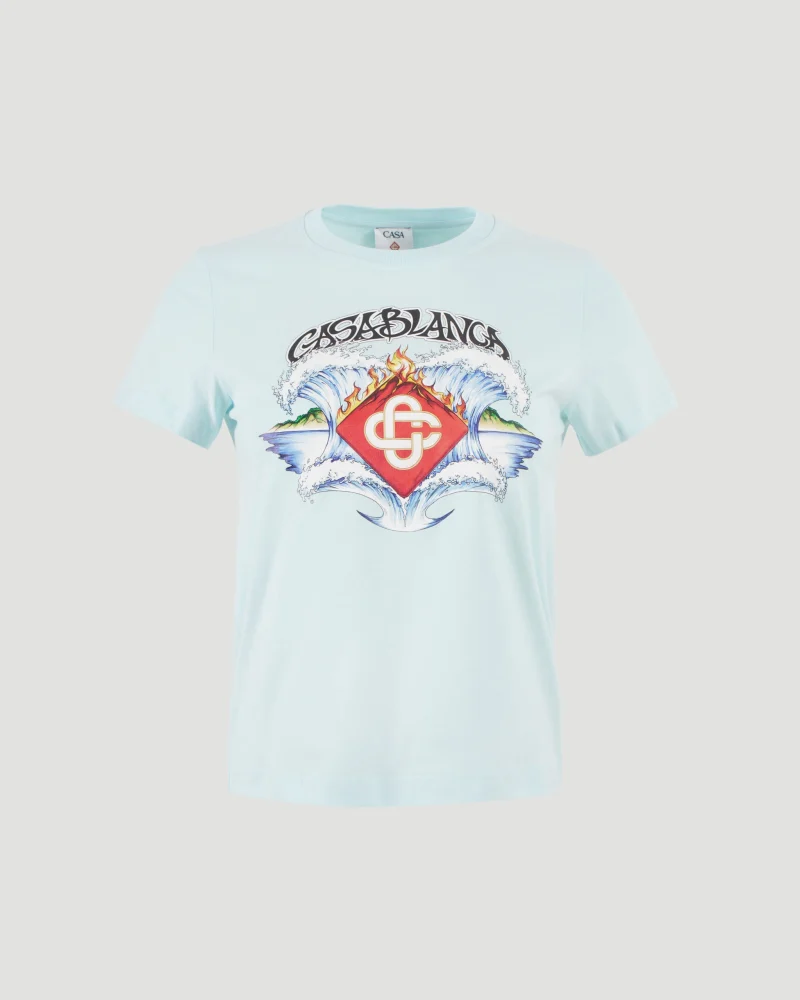 Waves Short Sleeve T‑Shirt