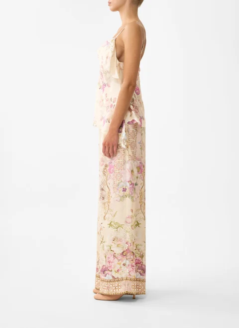 Копринен топ 'Adorned in aranjuez' Camilla — снимка 2