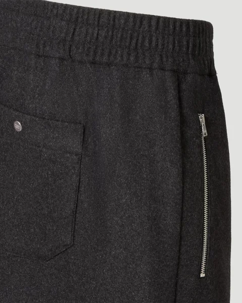 Cashmere Trousers in Dark Grey — снимка 3