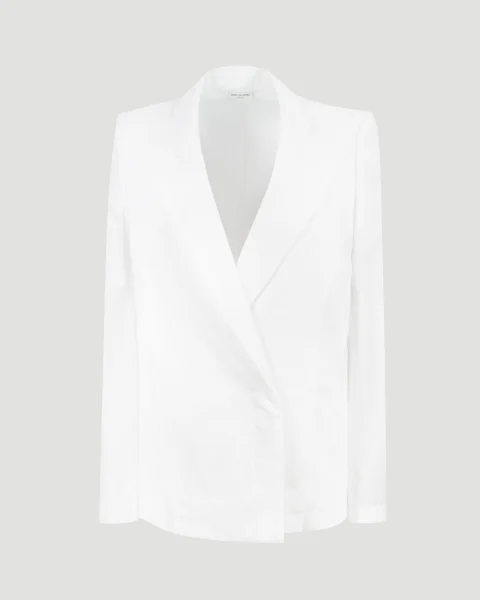 Blazer Shirt in White