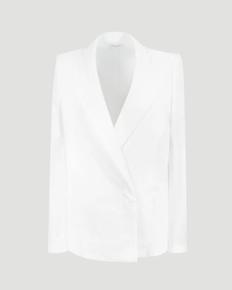 Blazer Shirt in White