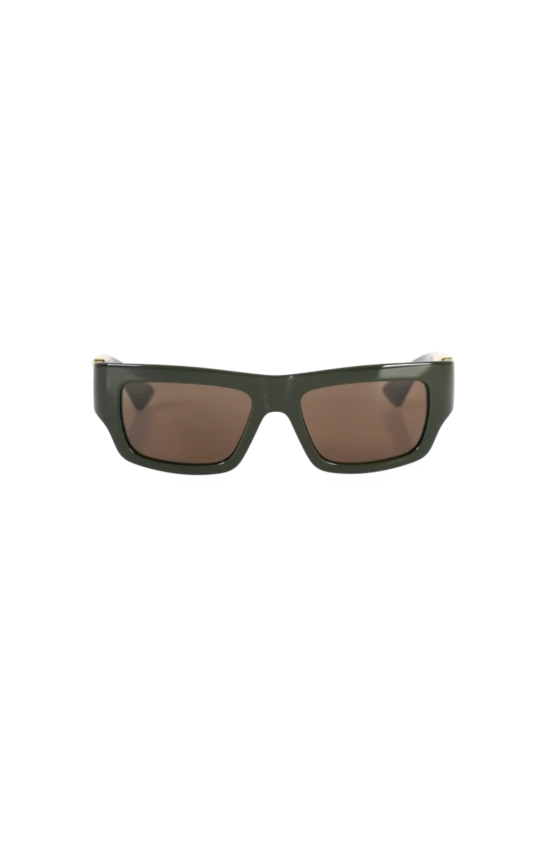 Dash Squared Sunglasses in Green