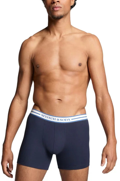 Бельо (Pack of 3) Scso Large Logo Boxer 701222706 SCU002.5 navy — снимка 2